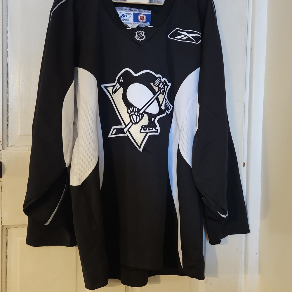 Reebok Pittsburgh Penguins Mens Home Jersey - Black